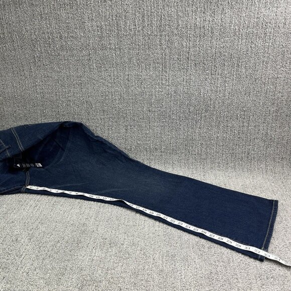 Lane Bryant Jeans Womens 26 Slim Boot Cut Genius Fit Dark Wash Stretch - Picture 14 of 16